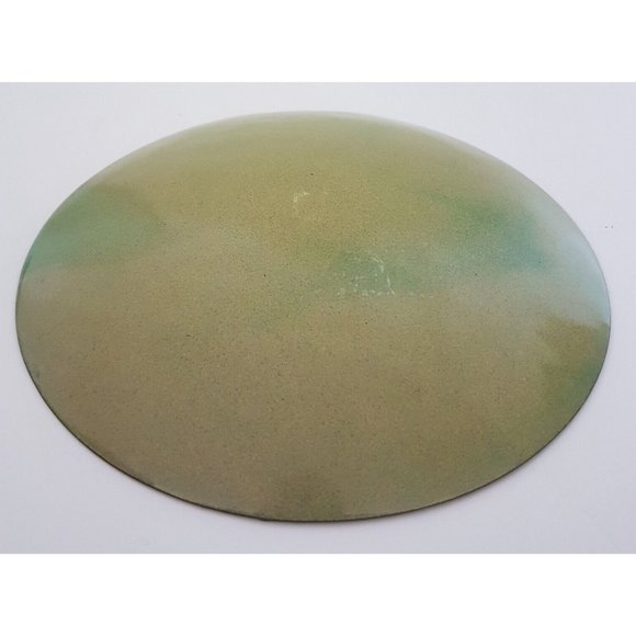 Vintage Designed Enamel on Copper Art Design Dish Plate Trinket Not Marked - Picture 11 of 11